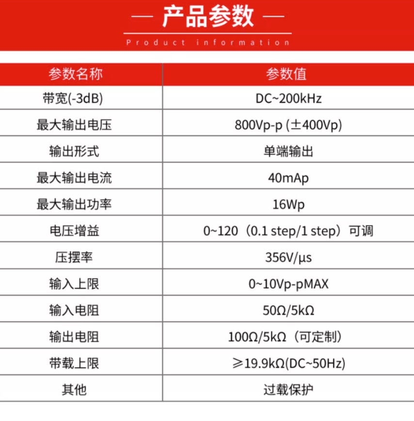 ATA-2082高壓放大器