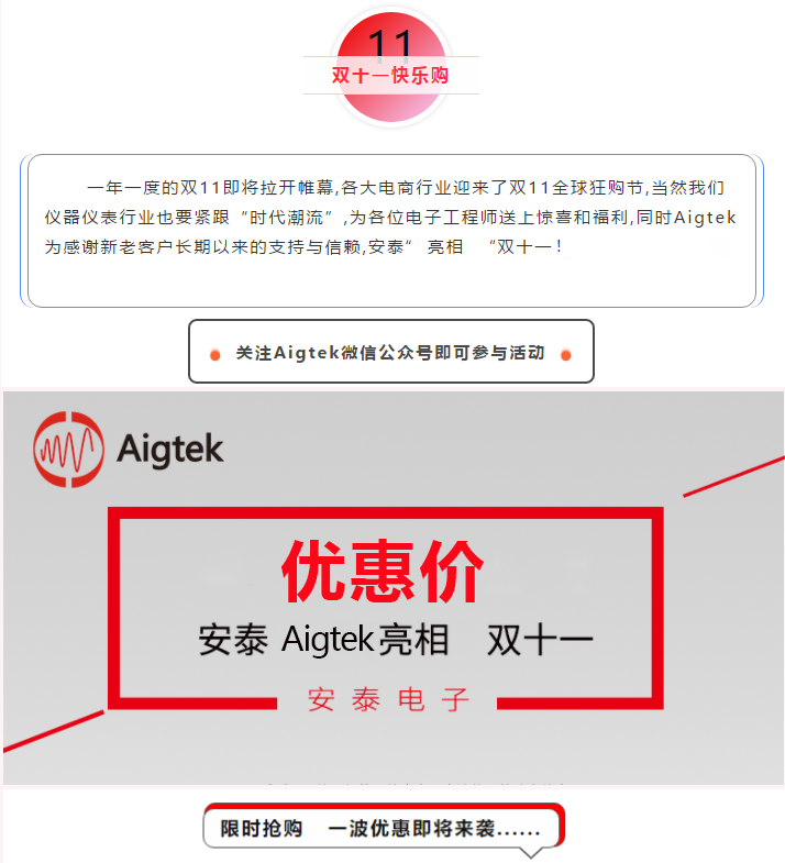 【鉅惠來襲】Aigtek功率放大器低價搶購！